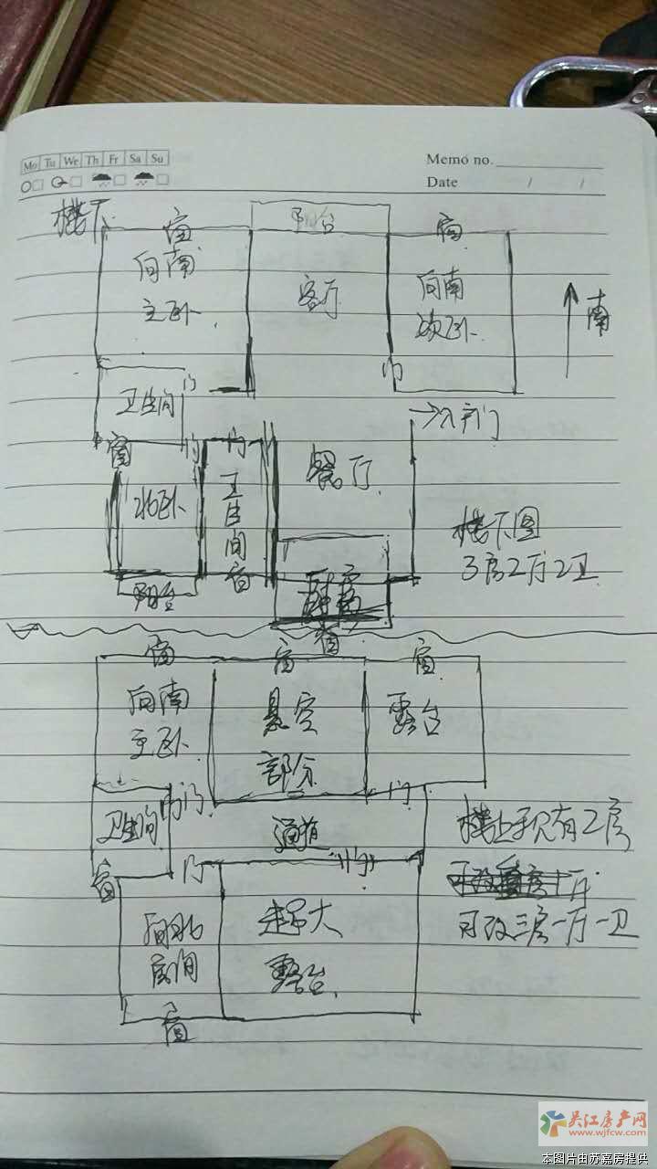 太湖新城橫扇空中別墅200平單價5000